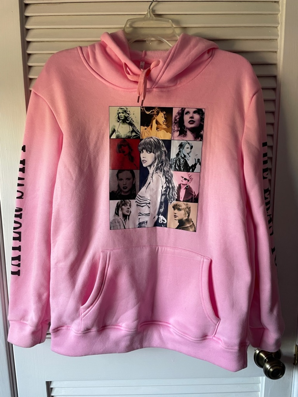 Taylor Swift Pink Graphic Hoodie - Women's Pullover